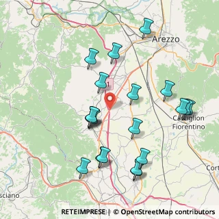 Mappa SGC Grosseto-Fano, 52048 Monte San Savino AR, Italia (8.502)