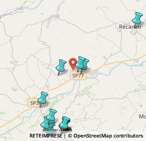 Mappa Via Tambroni, 62010 Montecassiano MC, Italia (5.88)