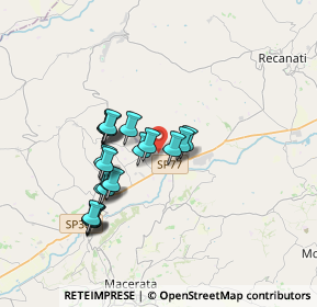 Mappa Via Tambroni, 62010 Montecassiano MC, Italia (3.102)