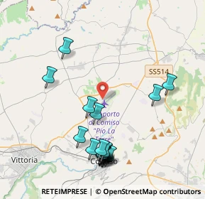 Mappa Aeroporto di Comiso 