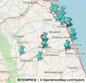 Mappa Presso Centro Medico Citymed, 62010 Montecassiano MC, Italia (17.135)