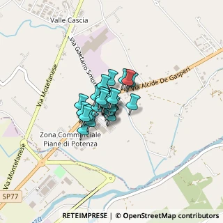 Mappa Presso Centro Medico Citymed, 62010 Montecassiano MC, Italia (0.17241)