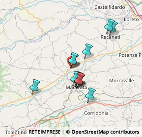 Mappa Presso Centro Medico Citymed, 62010 Montecassiano MC, Italia (5.61154)