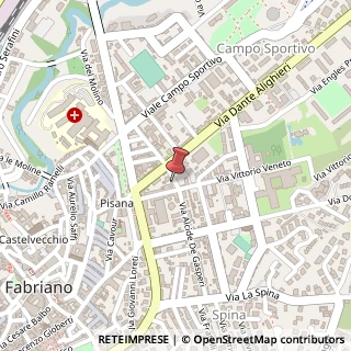 Mappa Via Alcide de Gasperi, 5, 60044 Fabriano, Ancona (Marche)