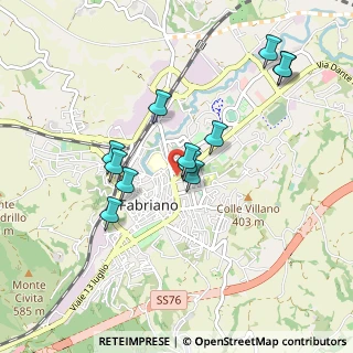 Mappa 60044 Fabriano AN, Italia (0.86833)
