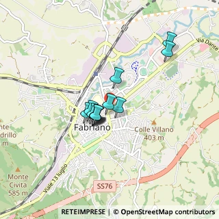 Mappa 60044 Fabriano AN, Italia (0.60769)