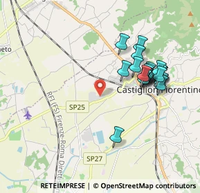 Mappa Zona industriale, 52043 Castiglion Fiorentino AR, Italia (1.9445)