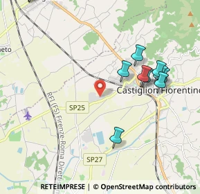 Mappa Zona industriale, 52043 Castiglion Fiorentino AR, Italia (2.47091)