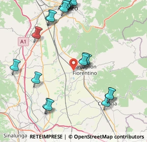 Mappa Zona industriale, 52043 Castiglion Fiorentino AR, Italia (10.3475)