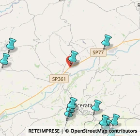 Mappa Via Giuseppe Mainini, 62010 Montecassiano MC, Italia (6.768)