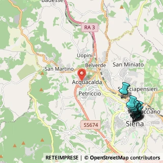 Mappa Via Pirro Maria Gabrielli, 53100 Siena SI, Italia (3.3355)