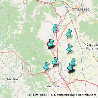 Mappa Piazza Vittorio Veneto, 52048 Monte San Savino AR, Italia (7.21353)