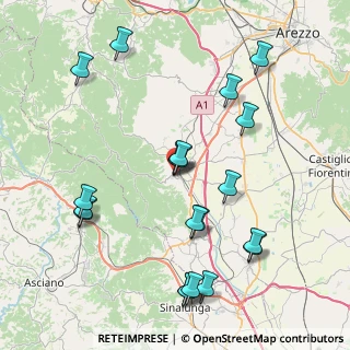 Mappa Piazza Vittorio Veneto, 52048 Monte San Savino AR, Italia (9.2815)