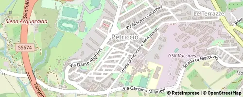 Mappa Siena