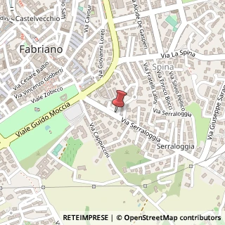 Mappa Via Serraloggia, 70, 60044 Fabriano, Ancona (Marche)