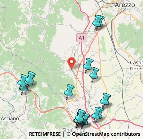 Mappa SP25, 52048 Monte San Savino AR, Italia (11.174)