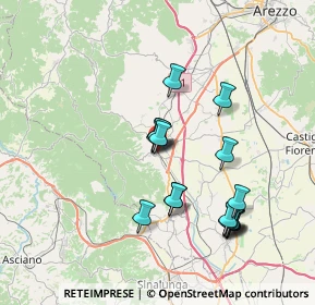 Mappa SP25, 52048 Monte San Savino AR, Italia (7.12294)