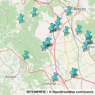 Mappa SP25, 52048 Monte San Savino AR, Italia (10.0375)