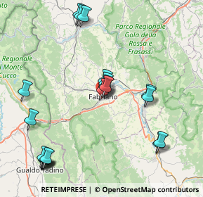 Mappa Largo Guelfo, 60044 Fabriano AN, Italia (9.522)