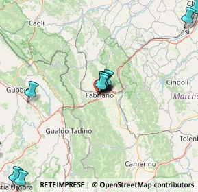 Mappa Largo Guelfo, 60044 Fabriano AN, Italia (17.45692)