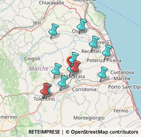 Mappa Viale dell'Industria, 62100 Macerata MC, Italia (11.68917)