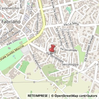 Mappa Via Serraloggia, 96, 60044 Fabriano, Ancona (Marche)