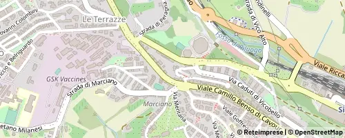 Mappa Siena