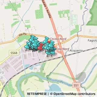 Mappa Parco Commerciale Corte, 57023 Cecina LI, Italia (0.29231)