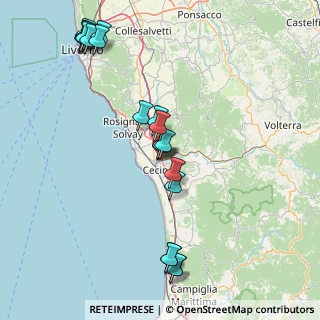 Mappa Parco Commerciale Corte, 57023 Cecina LI, Italia (18.6965)