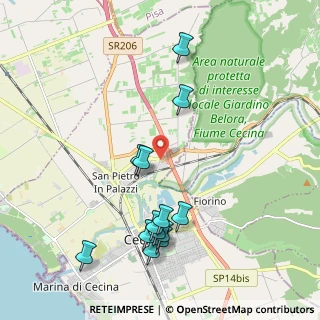 Mappa Parco Commerciale Corte, 57023 Cecina LI, Italia (2.24385)
