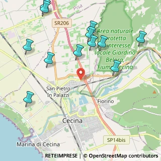 Mappa Parco Commerciale Corte, 57023 Cecina LI, Italia (2.6475)