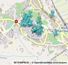 Mappa Via Sansovino, 52048 Monte San Savino AR, Italia (0.147)