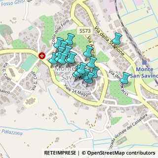 Mappa Piazza di Monte, 52048 Monte San Savino AR, Italia (0.147)