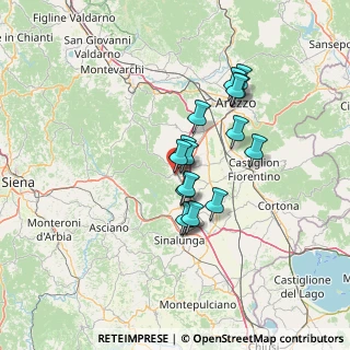 Mappa Piazza di Monte, 52048 Monte San Savino AR, Italia (11.00938)