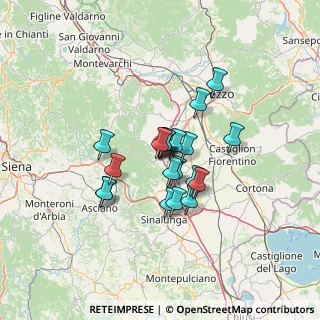 Mappa Via Roma, 52048 Monte San Savino AR, Italia (9.443)