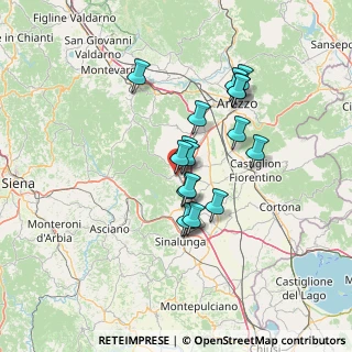 Mappa Via Conte Cungi, 52048 Monte San Savino AR, Italia (11.42647)