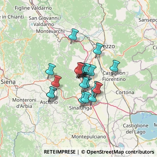 Mappa Via Conte Cungi, 52048 Monte San Savino AR, Italia (9.3615)