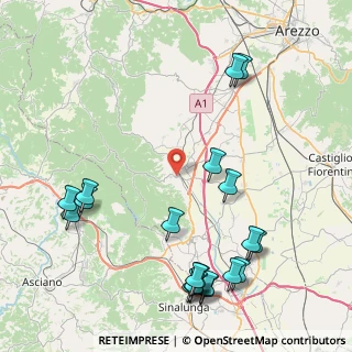 Mappa Via Conte Cungi, 52048 Monte San Savino AR, Italia (11.0655)