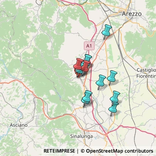 Mappa Via Conte Cungi, 52048 Monte San Savino AR, Italia (5.05077)