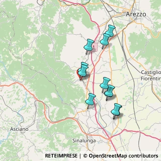 Mappa Via Conte Cungi, 52048 Monte San Savino AR, Italia (6.81909)