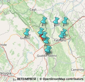 Mappa Via Baldeschi Turpina, 06028 Sigillo PG, Italia (10.64091)