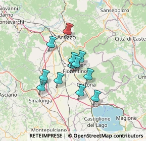Mappa Localita' Pozzo Nuovo, 52043 Castiglion fiorentino AR, Italia (9.865)