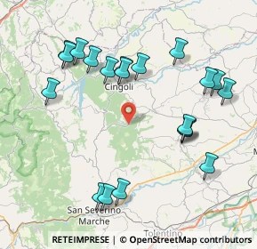 Mappa San Severino Marche, 62011 Cingoli MC, Italia (8.9865)