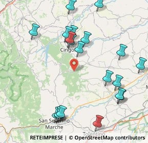 Mappa San Severino Marche, 62011 Cingoli MC, Italia (9.7985)