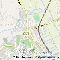 Kaart Monte San Savino