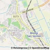 Mapa Monte San Savino