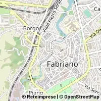 Mapa Fabriano