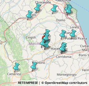 Mappa Via Torino, 62010 Treia MC, Italia (15.14158)