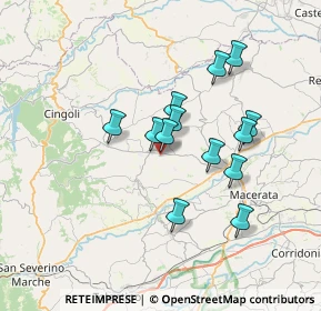 Mappa Via Torino, 62010 Treia MC, Italia (6.04538)