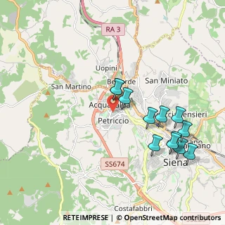 Mappa Via Savina Petrilli, 53100 Siena SI, Italia (2.08167)